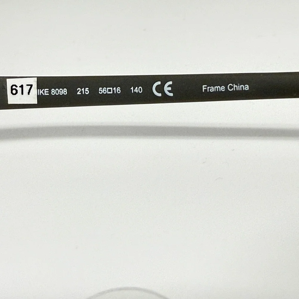 Nike 8098 215 Brown Rectangular Semi‎ Rimless Sunglasses 56-16-140 Mens Womens